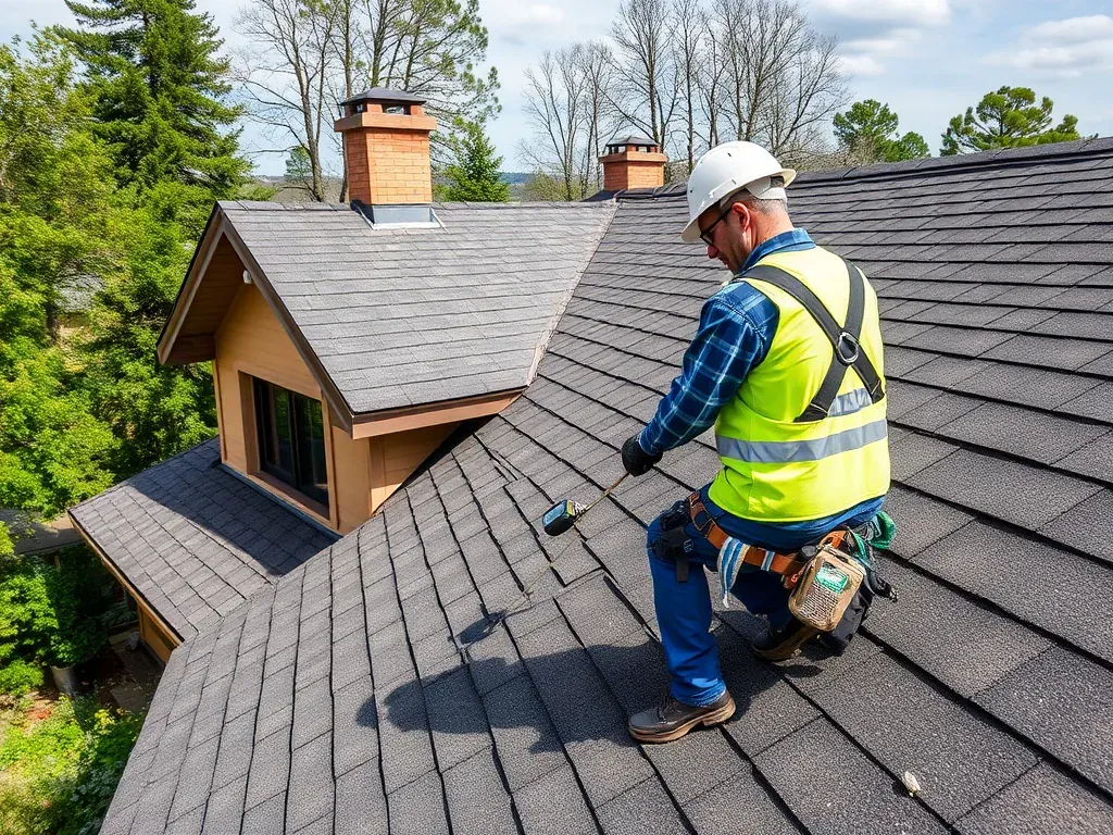 Asphalt Shingle roof installed by Charlotte Roof Master in Charlotte