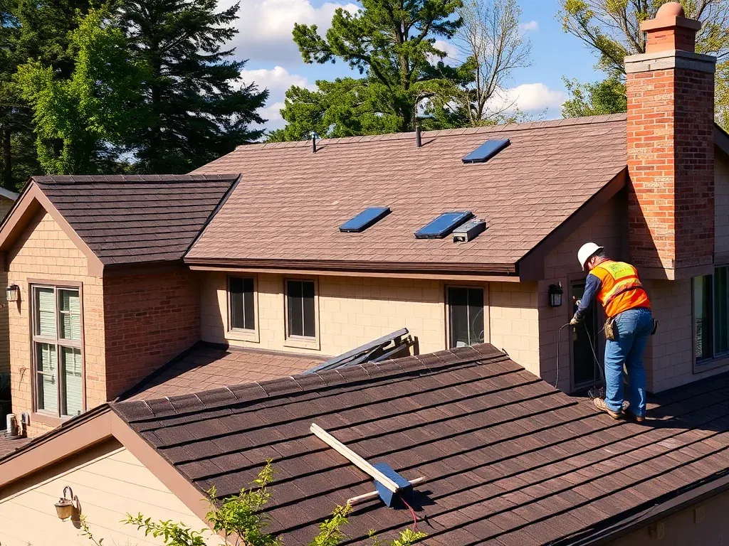 Slate Roofing roof installed by Charlotte Roof Master in Charlotte