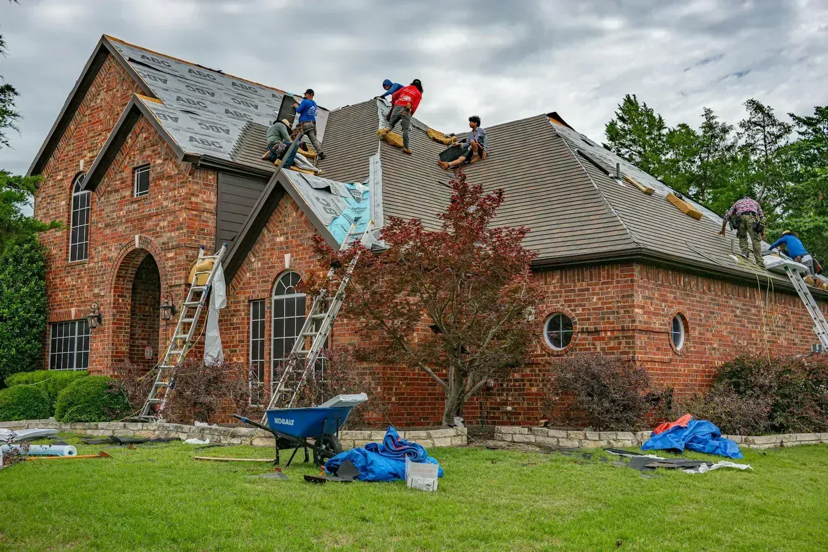 Tile Roofing roof installed by Charlotte Roof Master in Charlotte